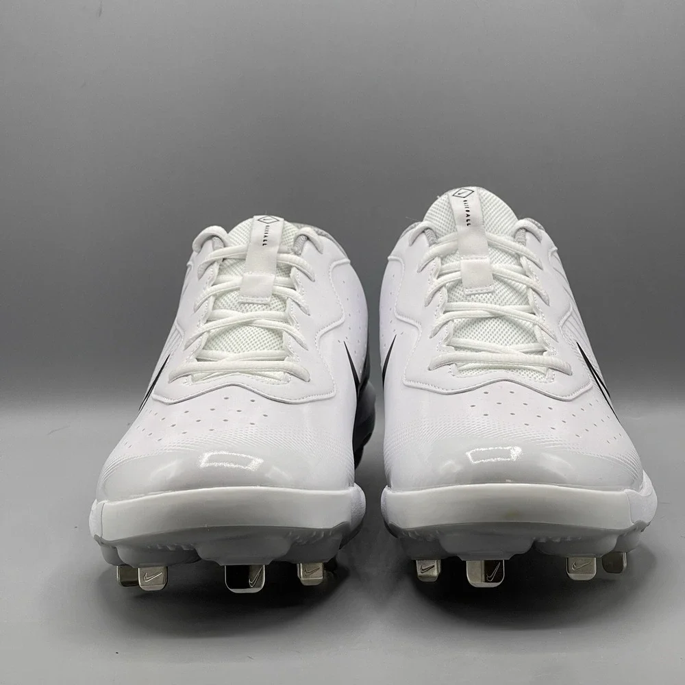 Nike Alpha Huarache Men's 14 Baseball‎ Cleats White Varsity 4 Low DJ6516-100